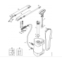 Spray Gun Assembly for Stihl SG21 Sprayer