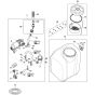 Motor, Pump Assembly for Stihl SGA 85 Sprayer