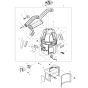 Upper Body Assembly for Makita SK209GD Digital Measuring Tool