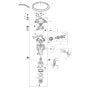 Internal Assembly for Makita SK209GD Digital Measuring Tool