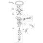 Internal Assembly for Makita SK312GD Digital Measuring Tool