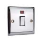 DP Neon Switch 20A-45A Brushed Steel & Chrome