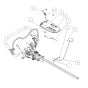 Handle Assembly for OREC SP1000 Mower