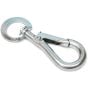 Swivel Spring Hook, Zinc Plated, Overall Length: 4" PSH4