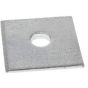 Square Plate Washer, M10 (Hole) Size: 2", Thick: 3mm - Each