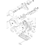 Main Assembly for Makita SR1800 Circular Saw