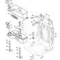 Fuel Tank Assembly for Stihl SR 450-Z Mistblower