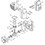 Crankcase Cylinder Assembly for Stihl SR 5600 D Mistblower