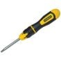 Multibit Ratchet Screwdriver &10 Bits by Stanley - 0-68-010