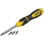 Multibit Ratchet Screwdriver &10 Bits by Stanley - 0-68-010