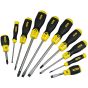 Cushion Grip Flared/Phillips Screwdriver Set of 10 by Stanley - 5-64-977