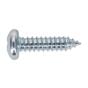 Self Tapping Screw 6.3 x 25mm Pan Head Pozi Zinc DIN 7981CZ Pack of 100 Sealey Part No. STPP6325