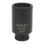 Impact Socket 33mm Bi-Hex Deep 1/2"Sq Drive Sealey Part No. SX0041