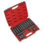 Impact Hex, TRX-Star* & TRX-Star* Female Socket Bit Set 16pc 3/4" & 1"Sq Drive Sealey Part No. SX098