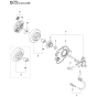 Clutch & Oil Pump Assembly For Husqvarna T525 Chainsaw 