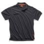 Scruffs Worker Polo Shirt - Button Collar easy care Graphite fabric X-LRG