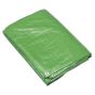 Tarpaulin 3.05 x 3.66mtr Green Sealey Part No. TARP1012G