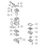 Carburettor for Tanaka TBL7800R Blower