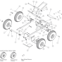 Chassis Components Assembly for Camon TC07 Turf Cutters