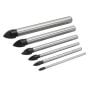 10.0mm TCT Tile & Glass Drill Bits - Length: 80mm - For Accurate Drilling of Glass & Ceramics