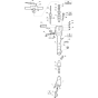 Main Assembly for Atlas Copco TEX39P Breaker with Hexagonal 28 x 160 from s/n PUN000001 onwards