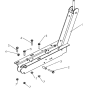 Frame Assembly for Husqvarna TF 335 Cultivator/Tiller