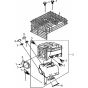 Exhuast Assembly for Husqvarna TF 338 Cultivator/Tiller