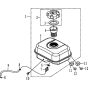 Fuel System Assembly for Husqvarna TF 338 Cultivator/Tiller