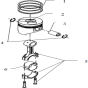 Piston & Crankchaft Assembly for Husqvarna TF 545D Cultivator/Tiller