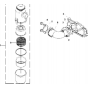 Intake System Assembly for Husqvarna TF544 Cultivator/Tiller