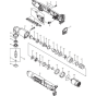 Main Assembly for Makita TL065DZ Cordless Angle Impact Driver