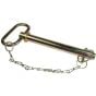 Tow Pin 1.1/8" x 6" c/w Chains and Lynch Pin