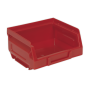 Plastic Storage Bin 105 x 85 x 55mm - Red Pack of 24 Sealey Part No. TPS124R