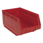 Plastic Storage Bin 210 x 355 x 165mm - Red Pack of 12 Sealey Part No. TPS412R