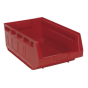 Plastic Storage Bin 310 x 500 x 190mm - Red Pack of 6 Sealey Part No. TPS56R