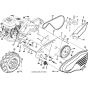 Mainframe, Left Side Assembly for Husqvarna TR 430 Cultivator/Tiller