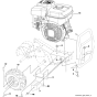 Mainframe, Right Side Assembly for Husqvarna TR 430 Cultivator/Tiller