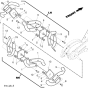 Tine Assembly for Husqvarna TR 530 Cultivator/Tiller