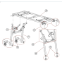 Feet Assembly for Norton Clipper TR232L Tile Saw