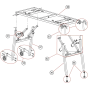 Feet Assembly for Norton Clipper TR232S Tile Saw