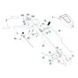 Handle Assembly for Husqvarna TR 317D Cultivator/Tiller