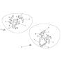 Tine Assembly for Husqvarna TR 348 Cultivator/Tiller