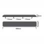 Side Buffer 25 x 400mm Fits Boat Trailer Channel Brackets