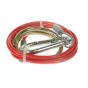 Brakeway Cable 1M x 2mm Red fits Breaked Trailers & Caravans