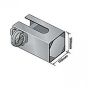 Steel safe trailer coupling lock Fits most steel pressed couplings