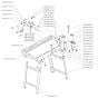 Frame Assembly for Husqvarna TS 300 E Masonry Saw