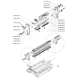 Rail Assembly for Husqvarna TS 73 R Masonry Saw