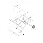 Stand Assembly for Husqvarna TS 90 Masonry Saw