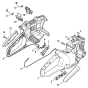 Stihl TSA230 Cordless Disc Cutter Handle Housing