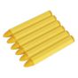 Tyre Marking Crayon - Yellow Pack of 6 Sealey Part No. TST14